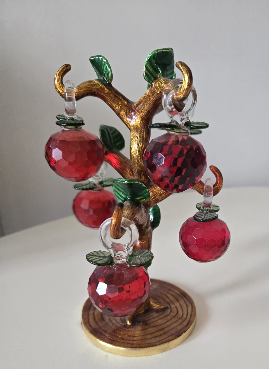 Crystal Apple Tree Figurine – Like New! - photo 2