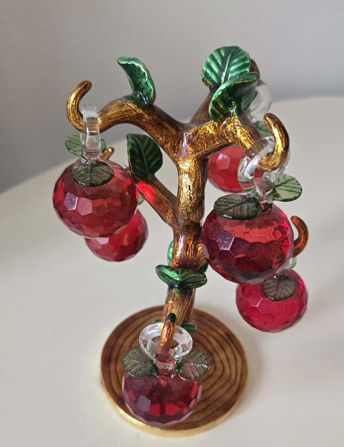 Crystal Apple Tree Figurine – Like New! - photo 3