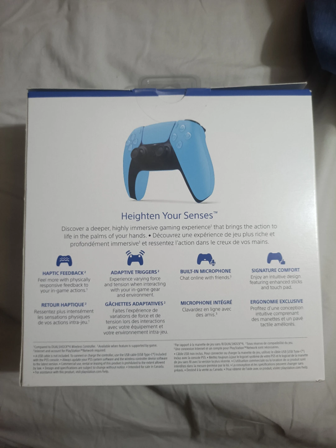 brand new sealed ps5 controller blue zct1w - photo 2