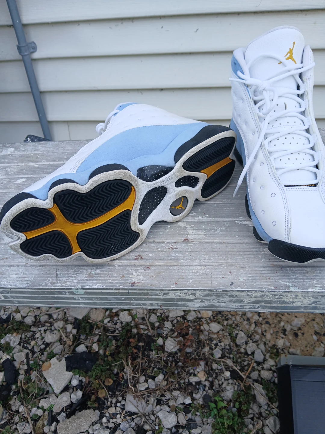 Jordan 13 Retro Air Jordan XIII White Blue Sneakers