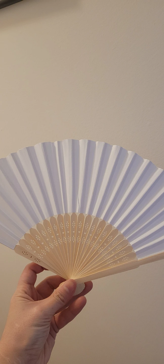 New customized wedding fan