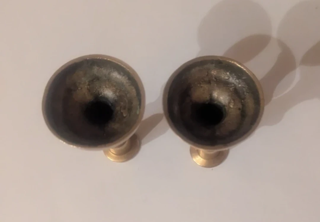 Set of 2 Brass Candlesticks - photo 3