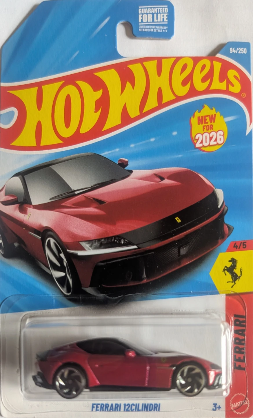 Hot Wheels '26: Ferrari 12Cilindri (Dark Red)