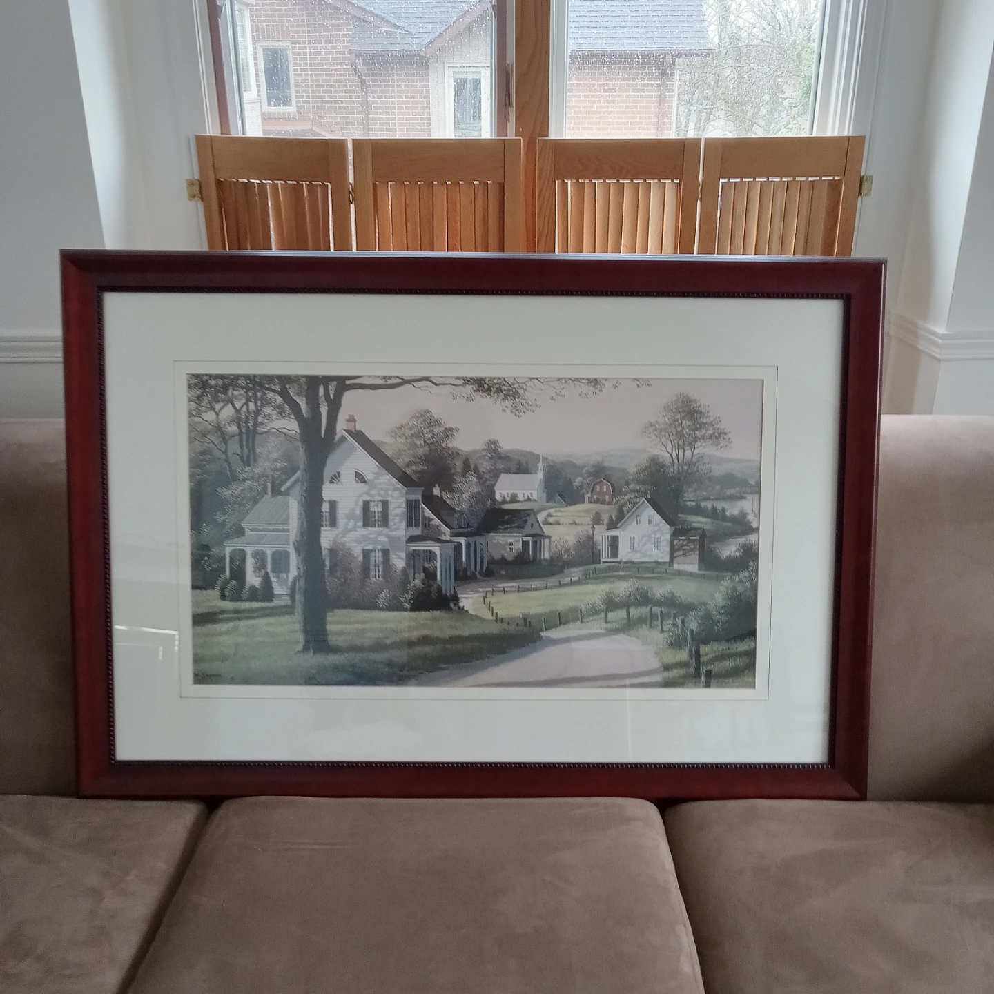 Large size Bill Saunders Framed Print 44 x 30