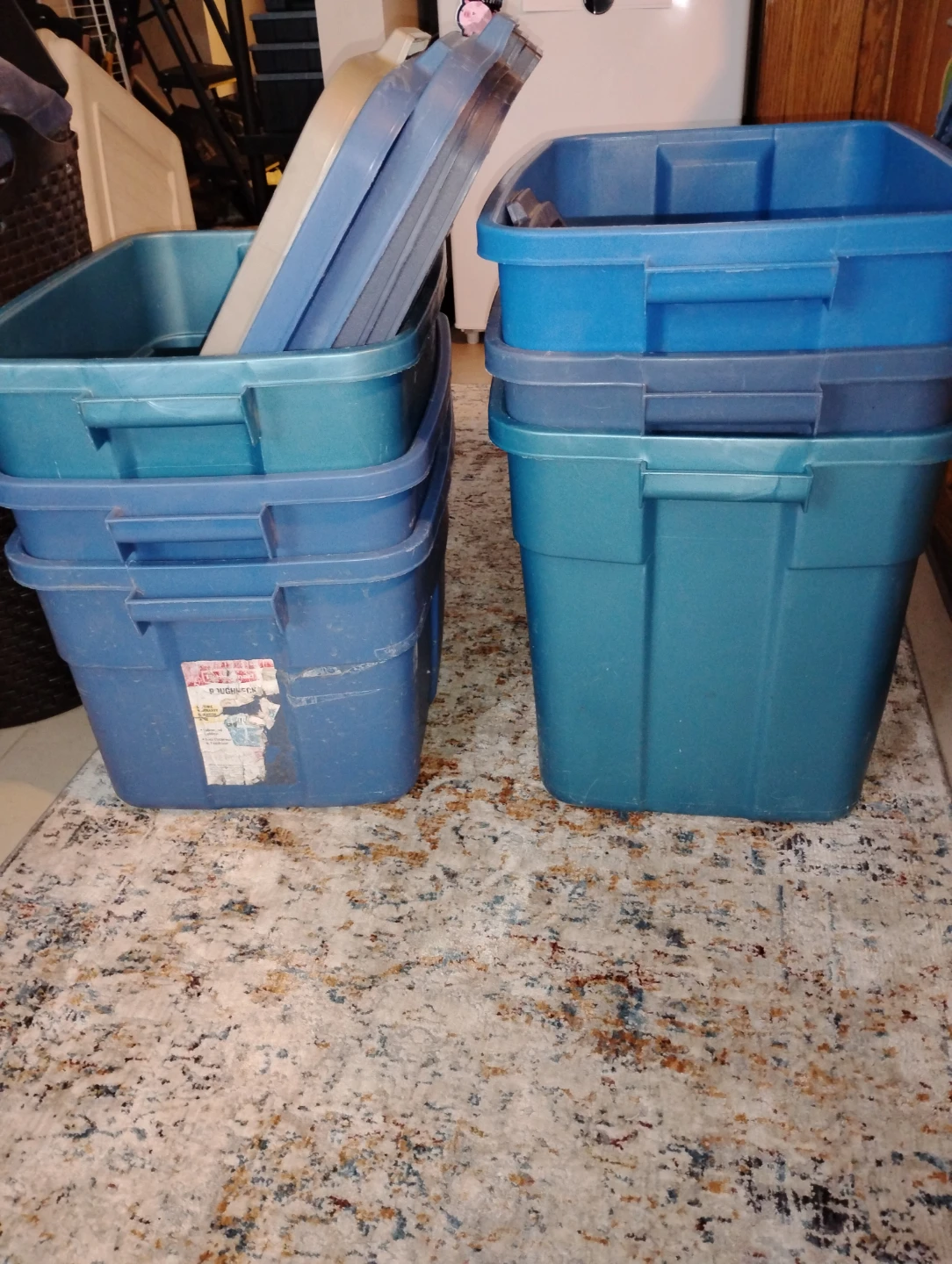 Stackable Storage Bins with Lids - photo 4