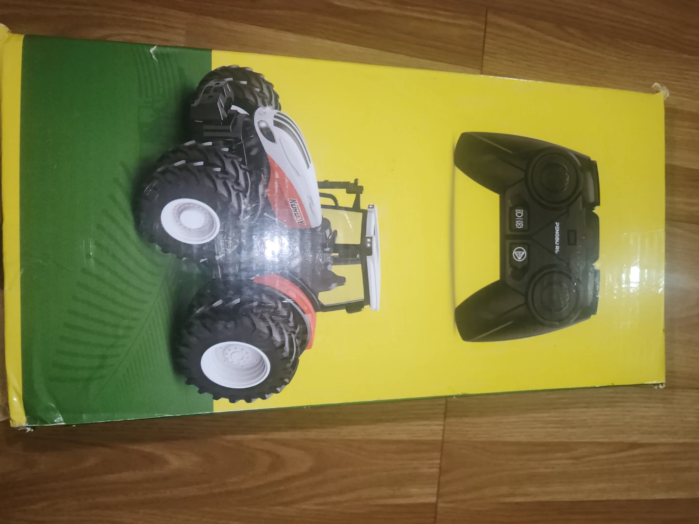 RC Tractor Farm Machine Toy with Trailer and Implements - photo 2