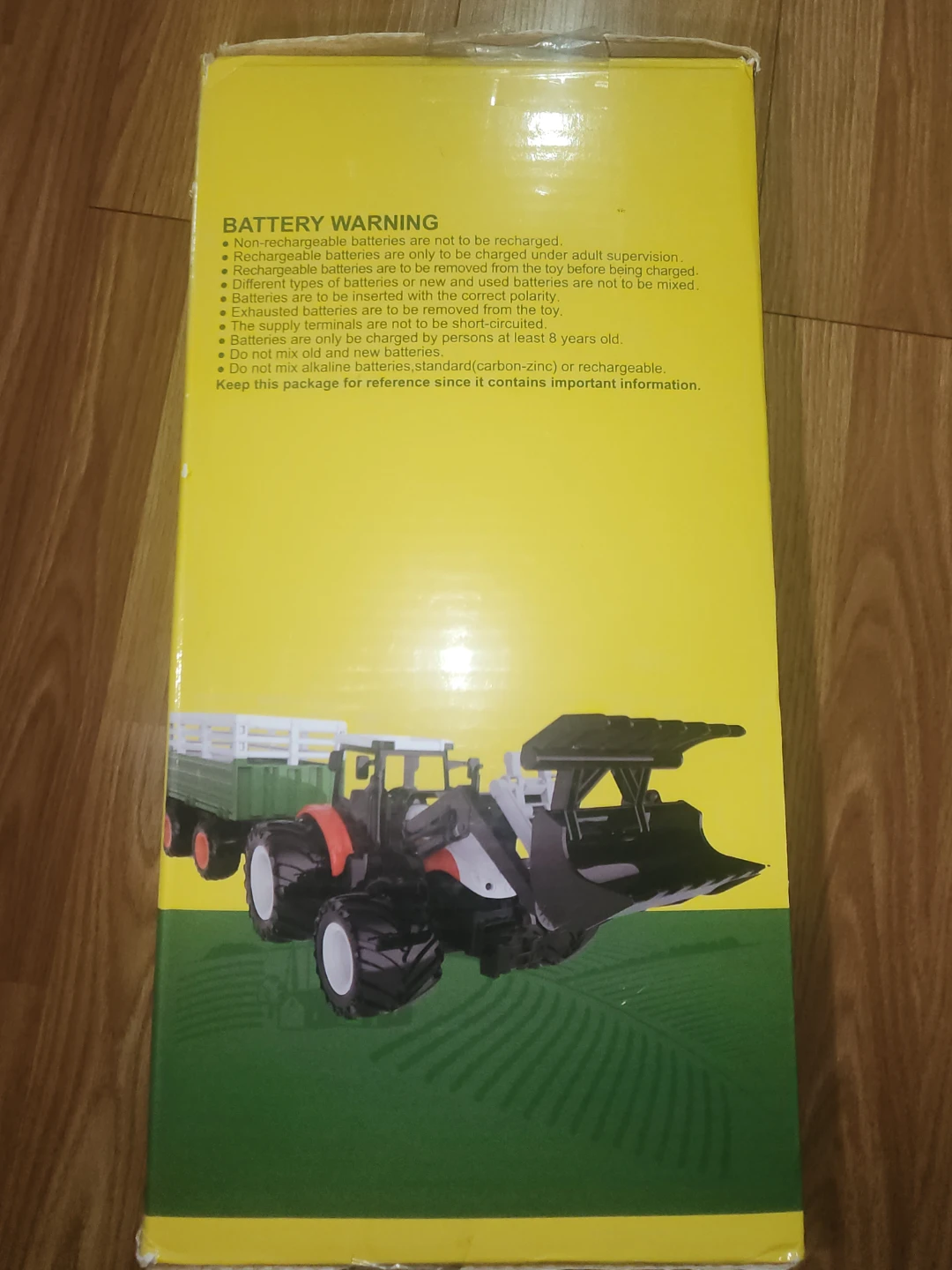 RC Tractor Farm Machine Toy with Trailer and Implements - photo 3