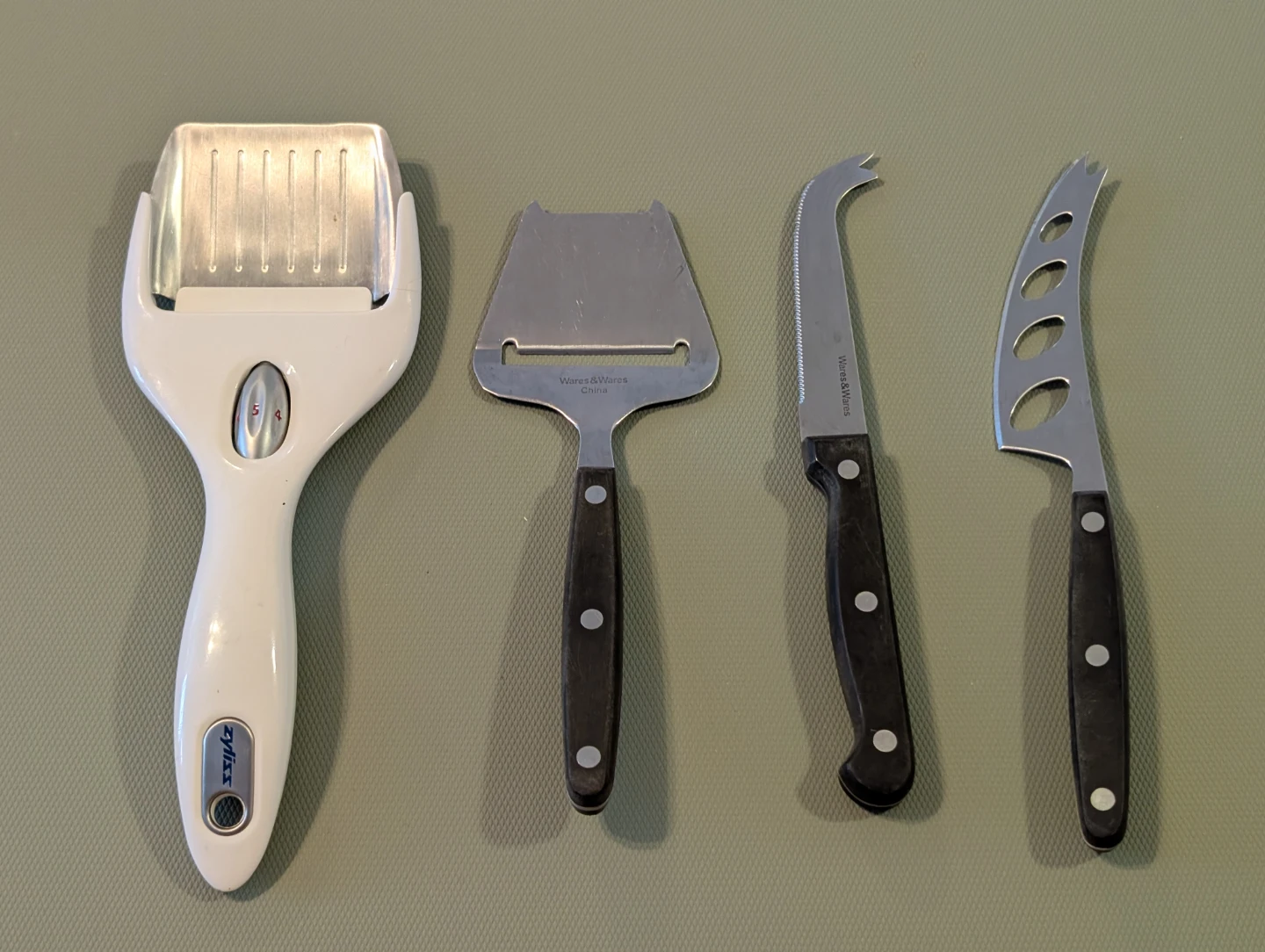 Adjustable Cheese Slicer and Cheese Knives Set