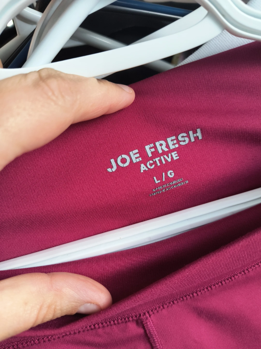 Joe Fresh Active Women's L/G Magenta Bike Shorts - photo 2