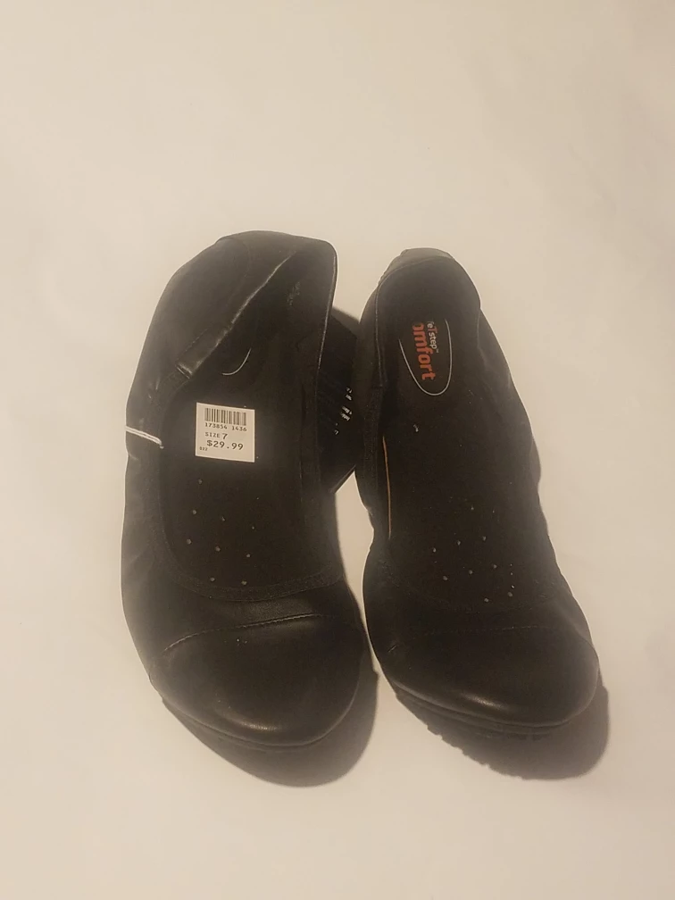 Safe T Step Women's Comfort Slip-Resistant Shoeqs Size 7
