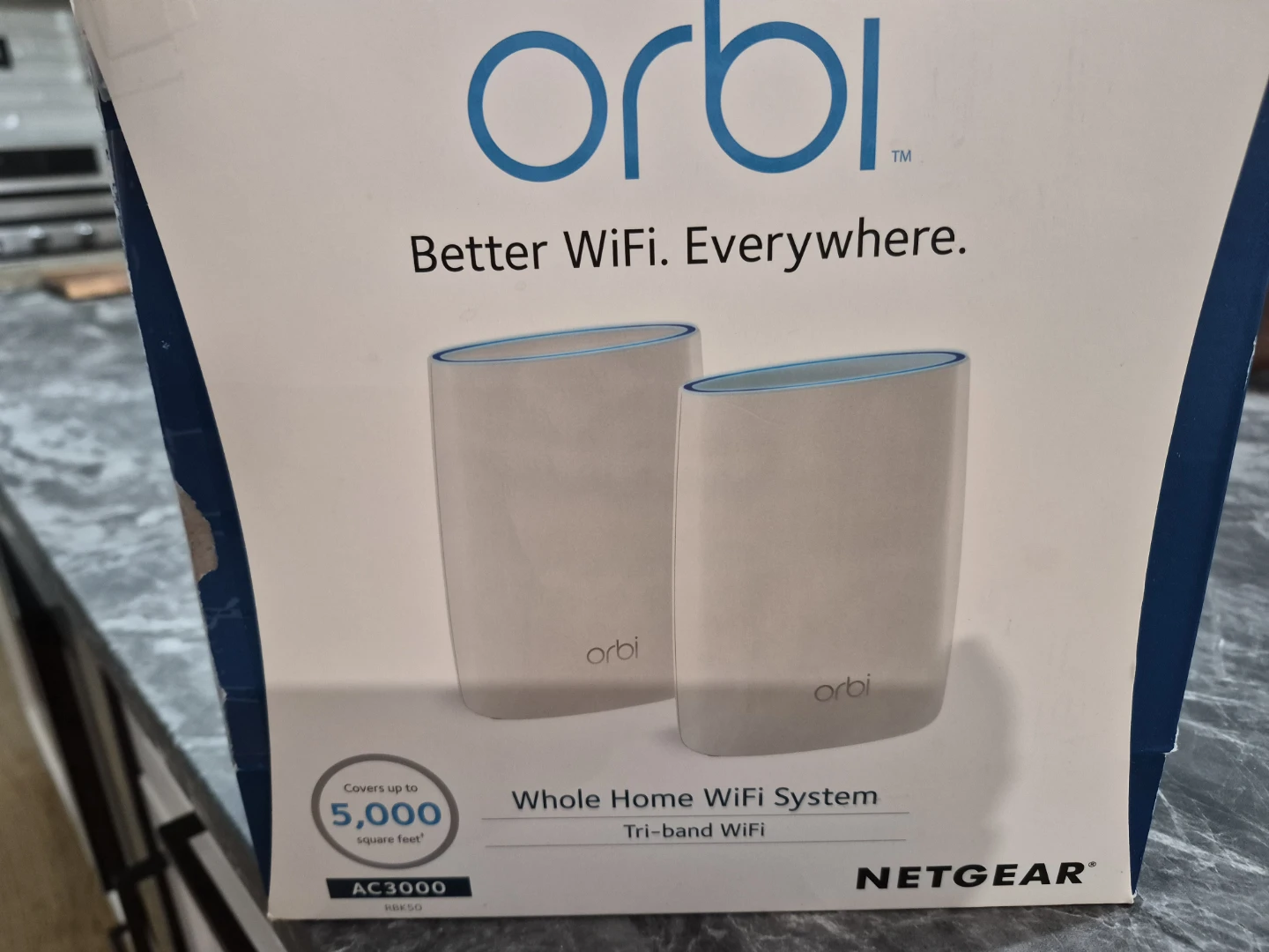 Netgear Orbi Whole Home WiFi System (Router + Satellite)
