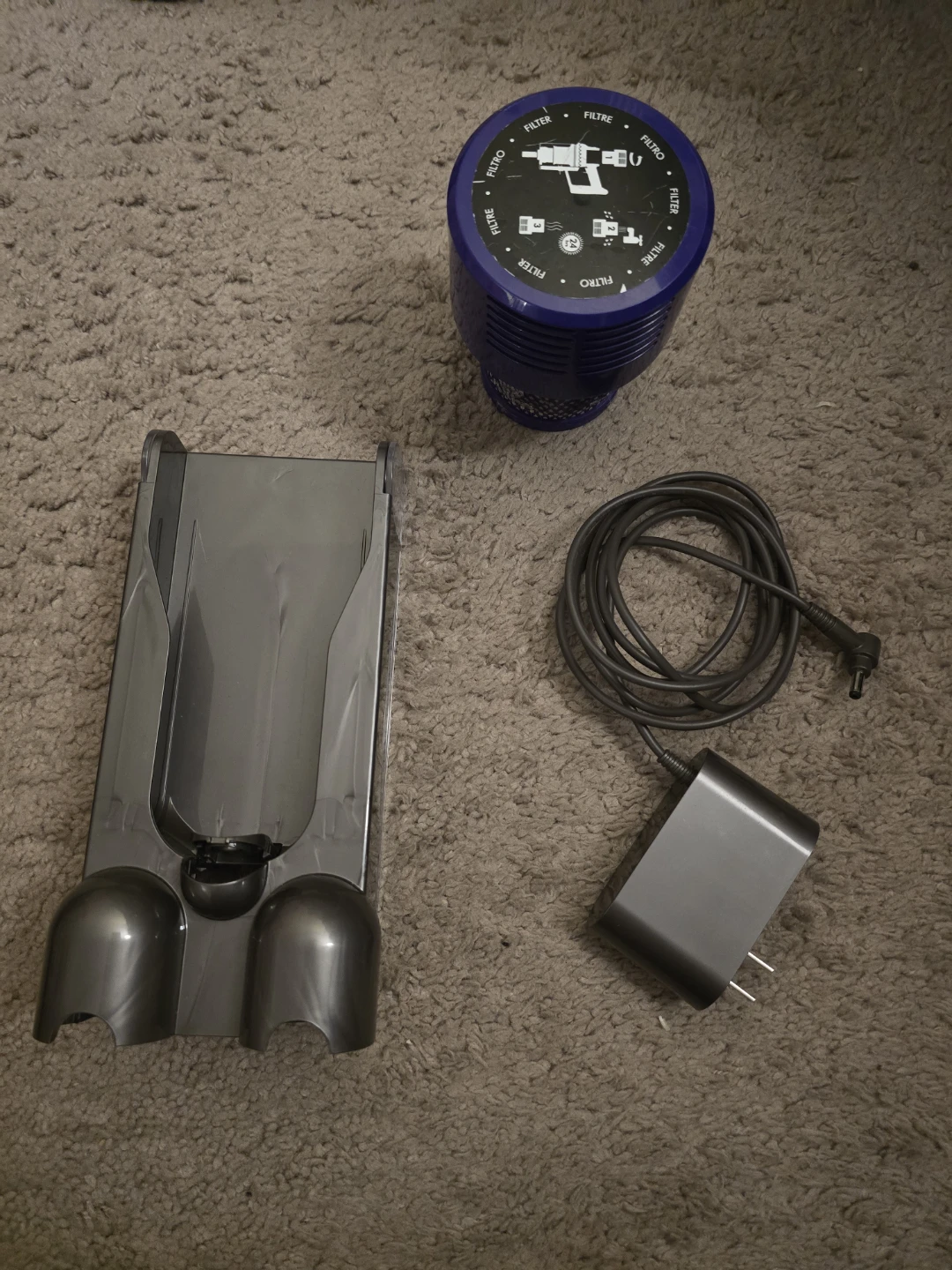 Dyson v10 Charger,Docking Station,Filter