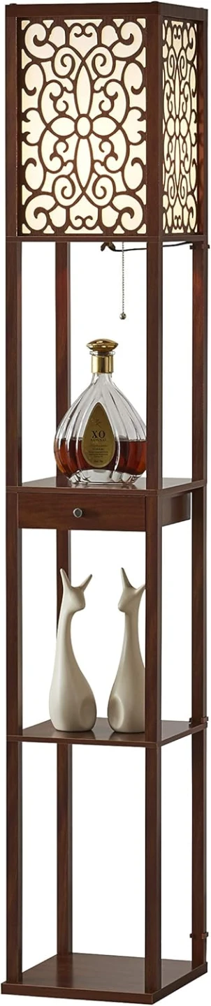 Floor Lamp Shelf with USB & Type-C & AC Outlet - photo 2