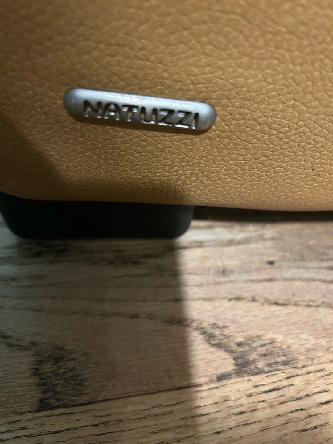 2 Natuzzi Tan Leather Sofas - photo 3