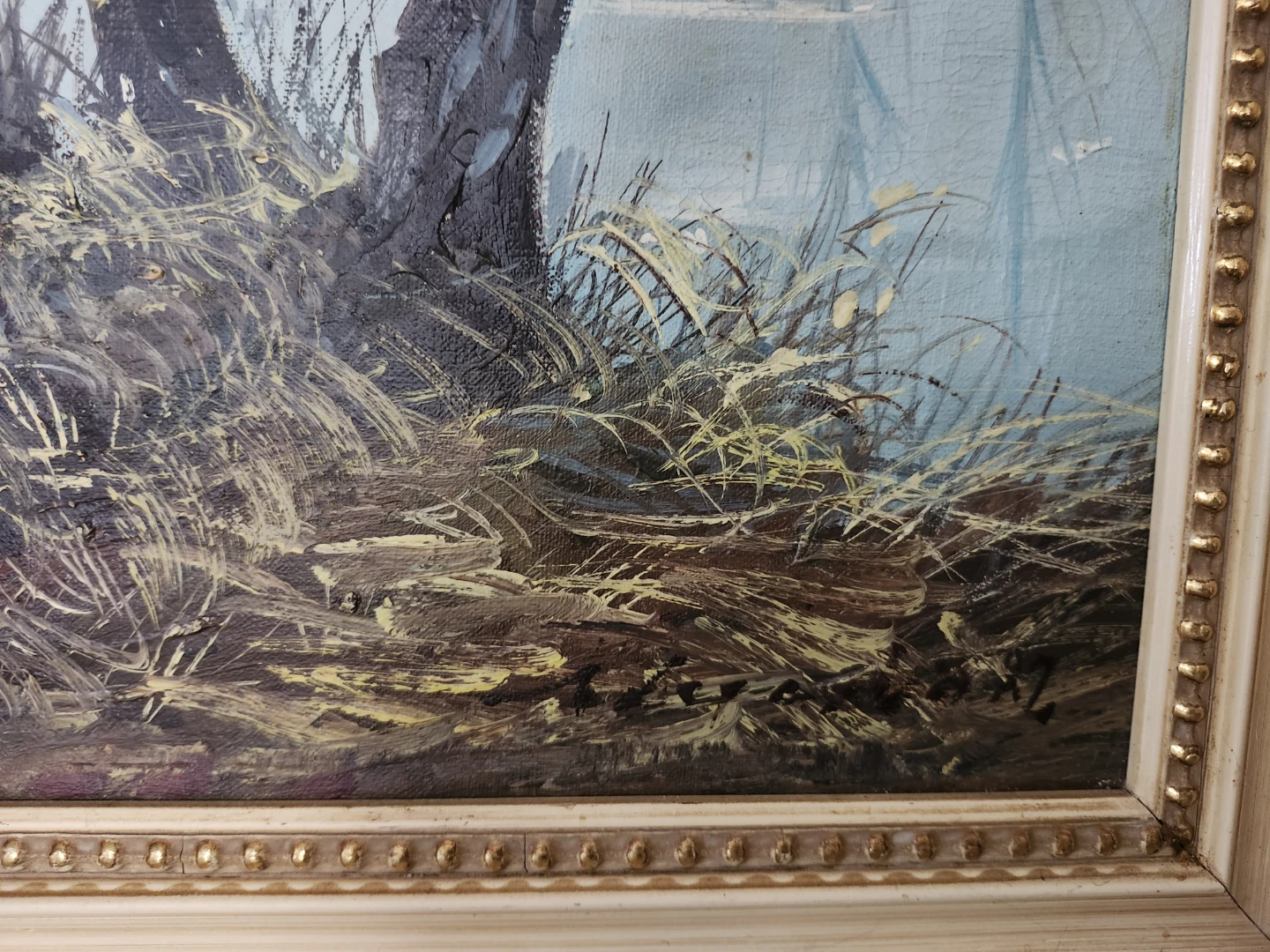 Vintage Landscape Painting by B. Lesiak , 1982. Oil 70x 55 cm - photo 5