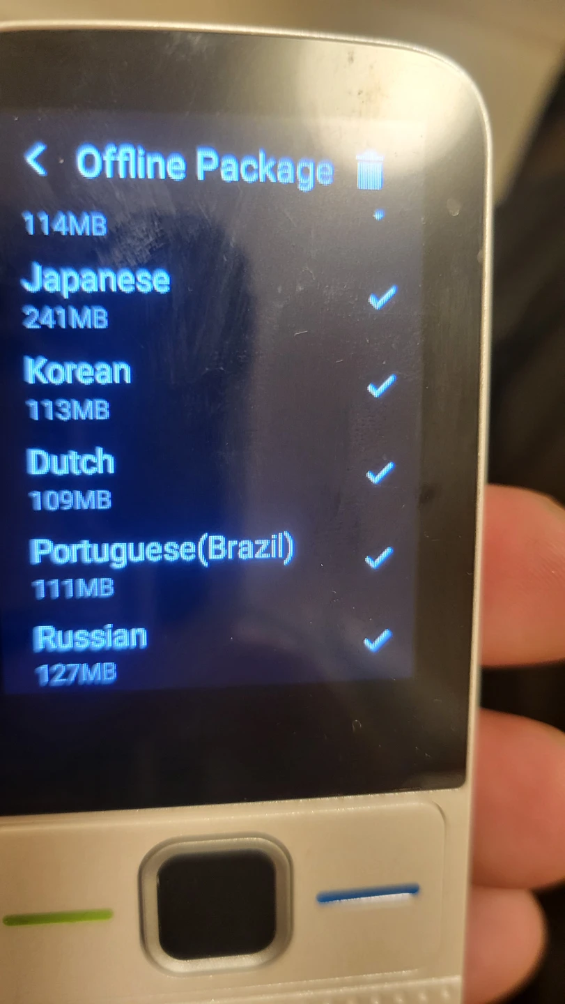 White Language Translator Device - photo 2