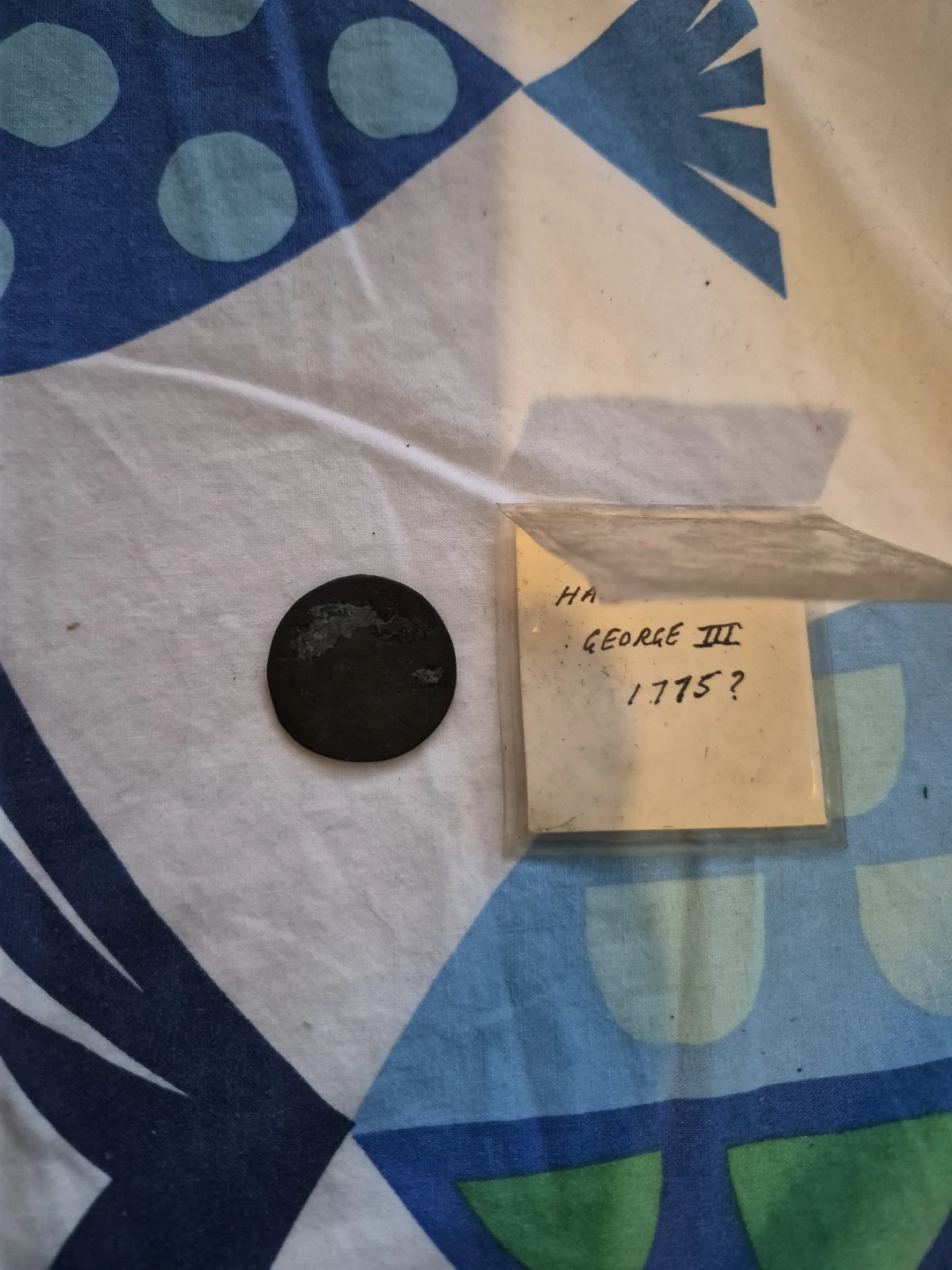 English Half Penny George III 1775 Coin