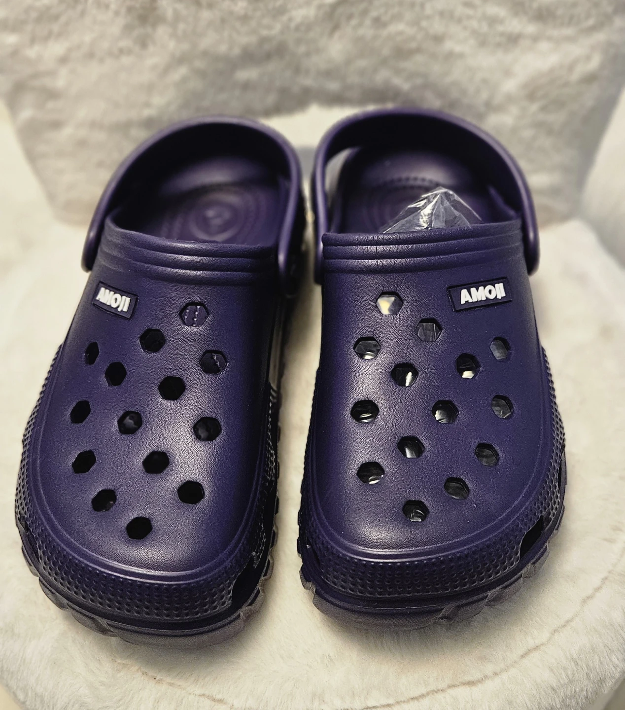 AMOJI Purple Clogs Size 230 or 6 Women's, 5 Men's - photo 2