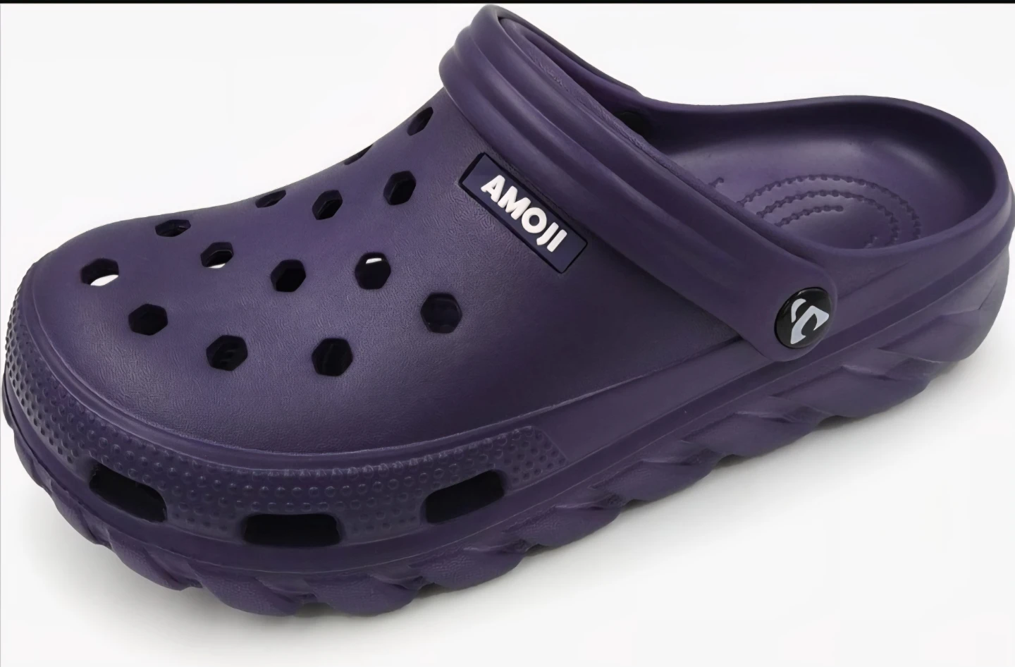 AMOJI Purple Clogs Size 230 or 6 Women's, 5 Men's - photo 3