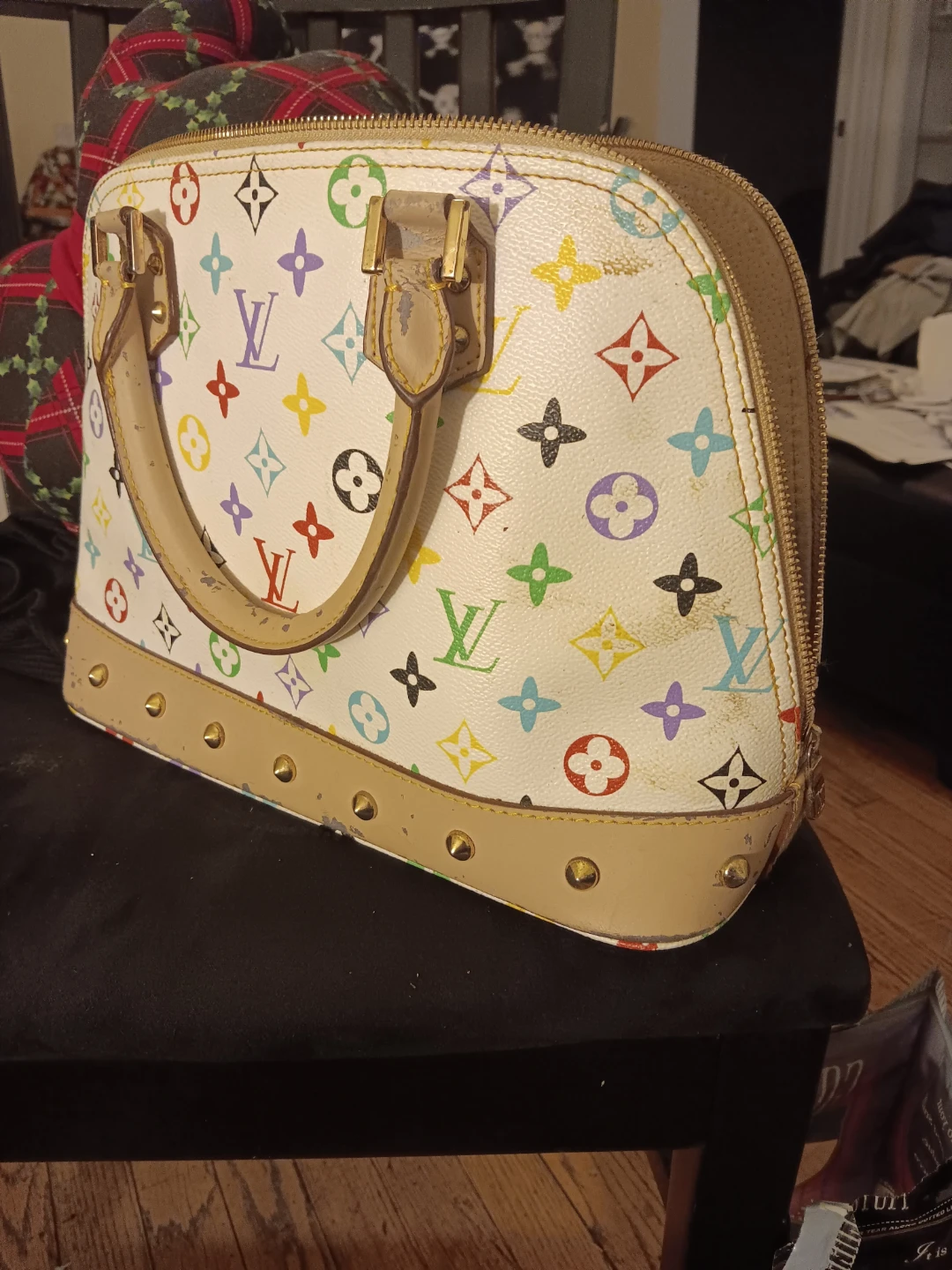 Louis Vuitton Multicolor Alma PM Handbag