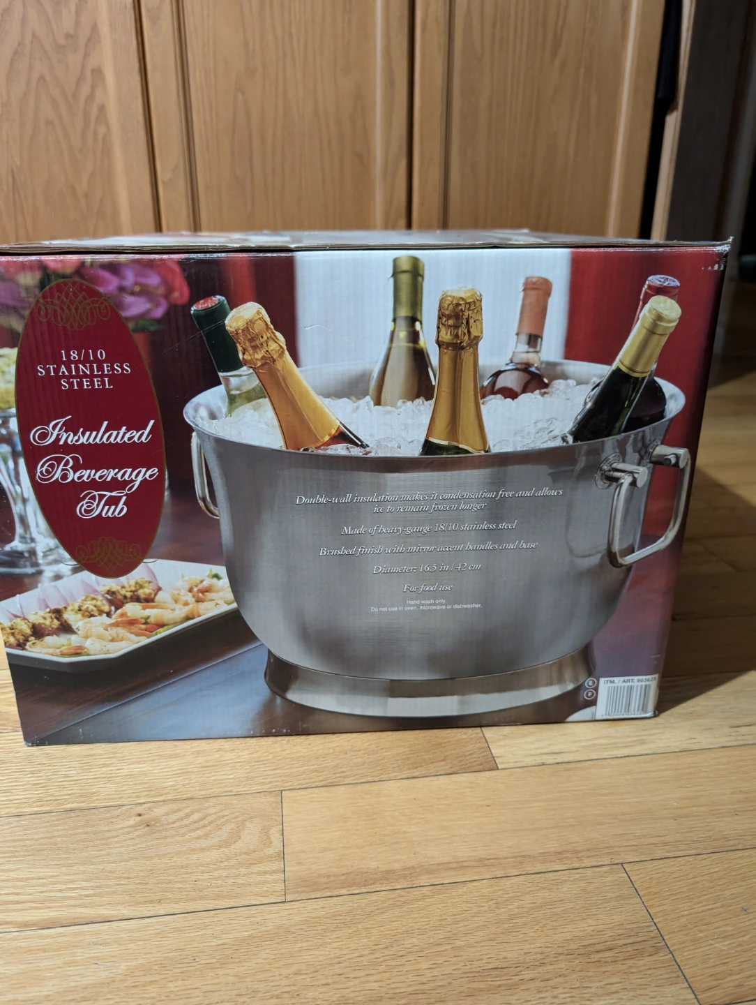 Insulated Beverage Tub - 18/10 Stainless Steel