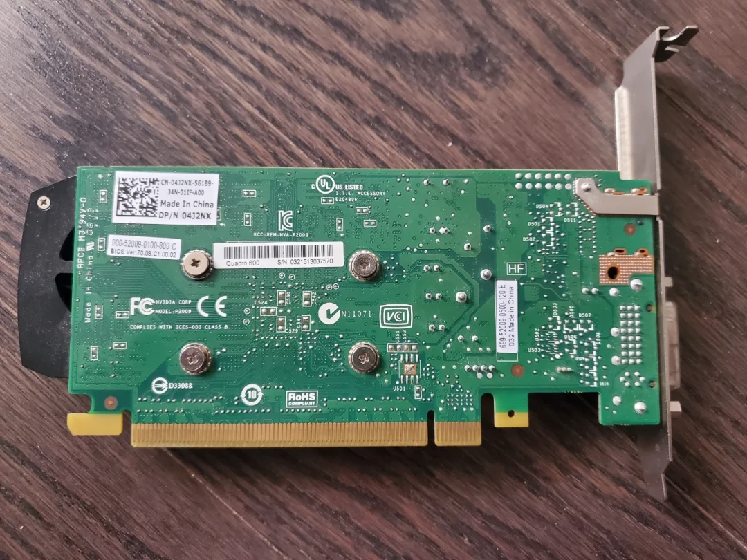 NVIDIA Quadro 600 Graphics Card - photo 2