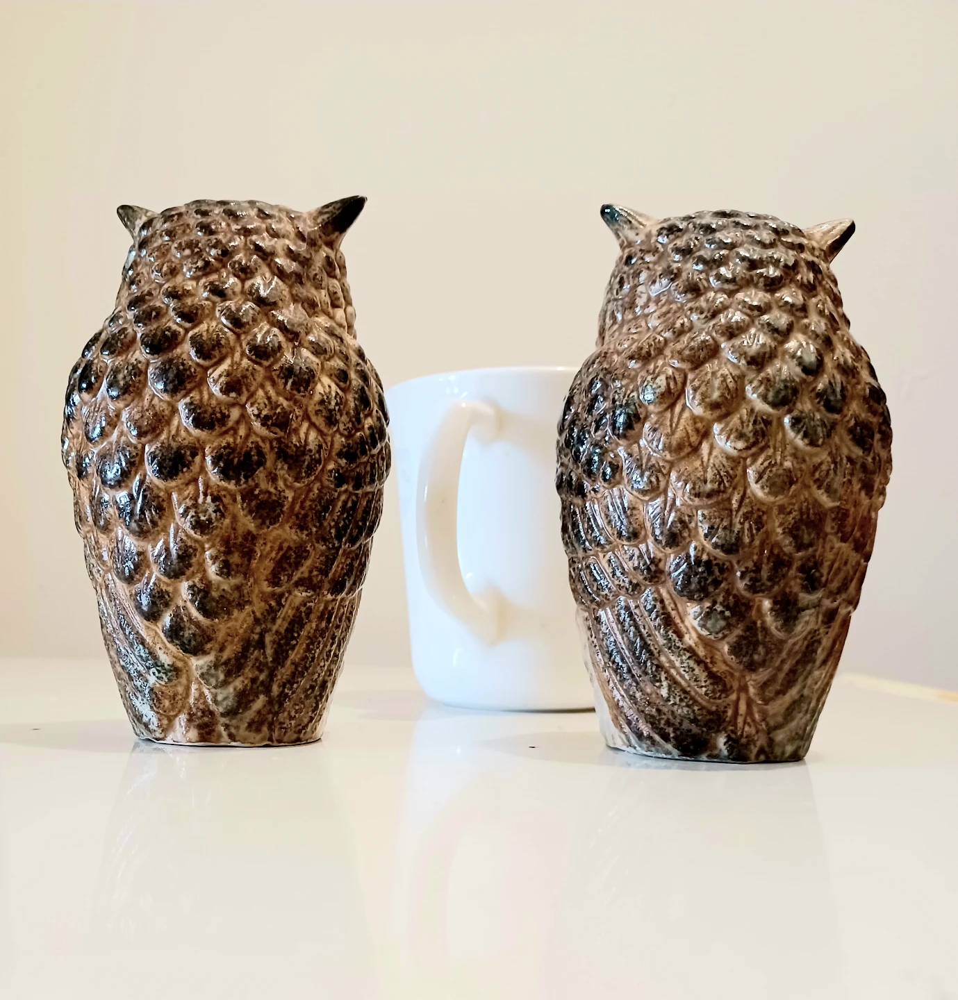 MCM Hand Painted Decorative Owls - photo 4