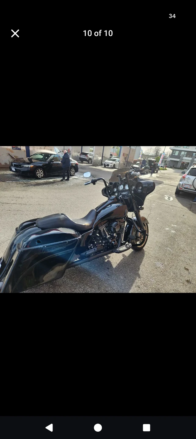 Black Cruiser Motorcycle