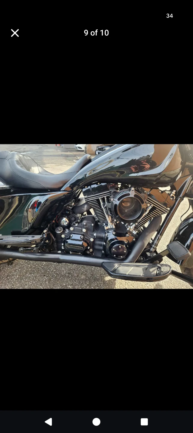 Black Cruiser Motorcycle - photo 3