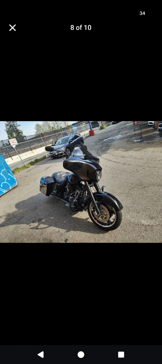 Black Cruiser Motorcycle - photo 4