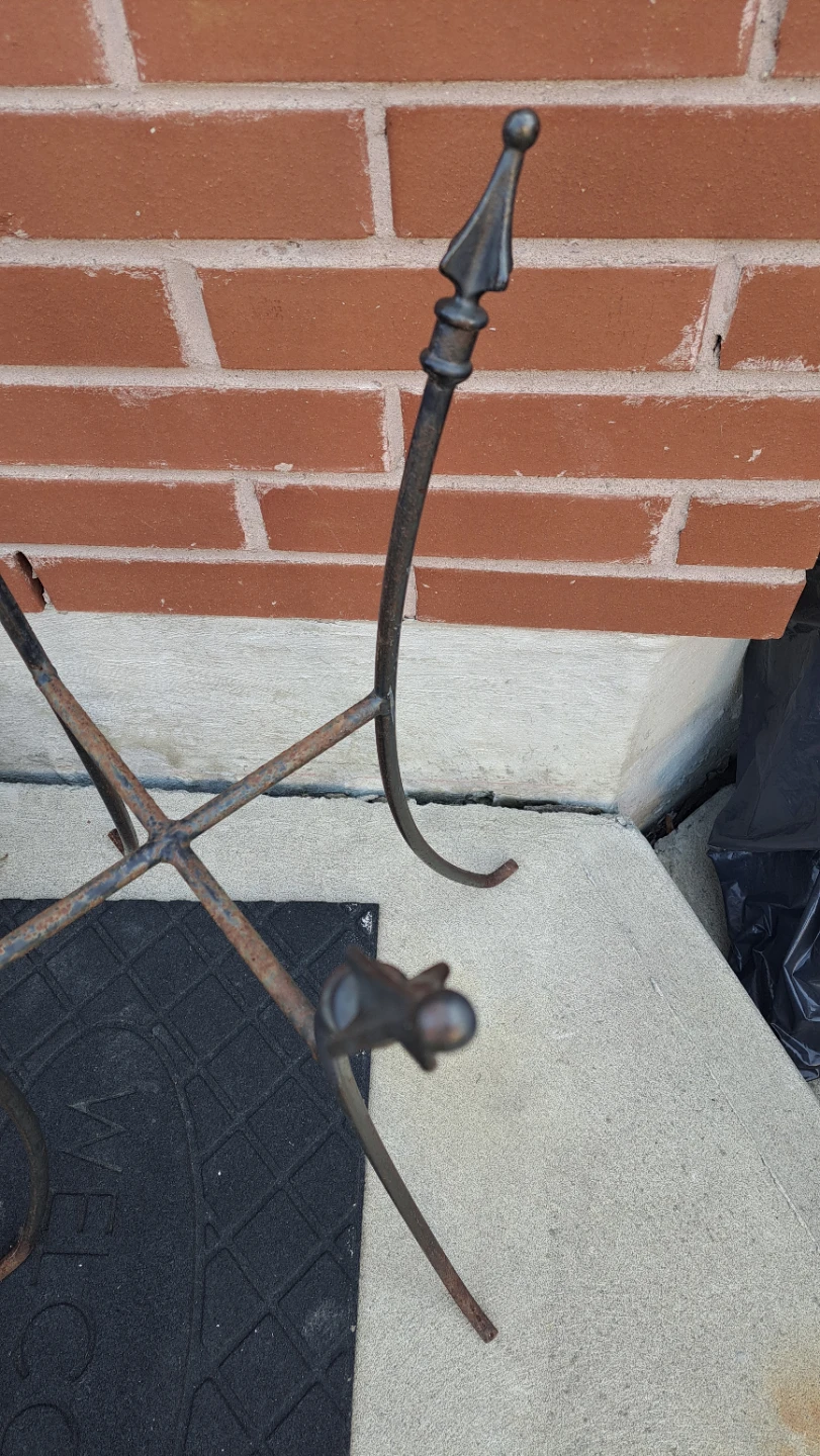 Rustic Metal Plant Stand