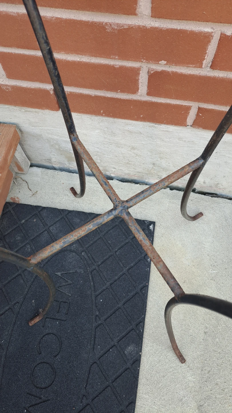 Rustic Metal Plant Stand - photo 2