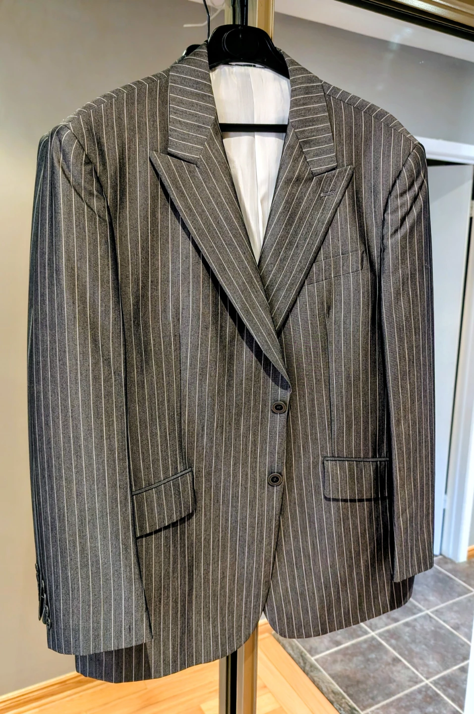 Massimo Moda Collezio Pinstripe Blazer