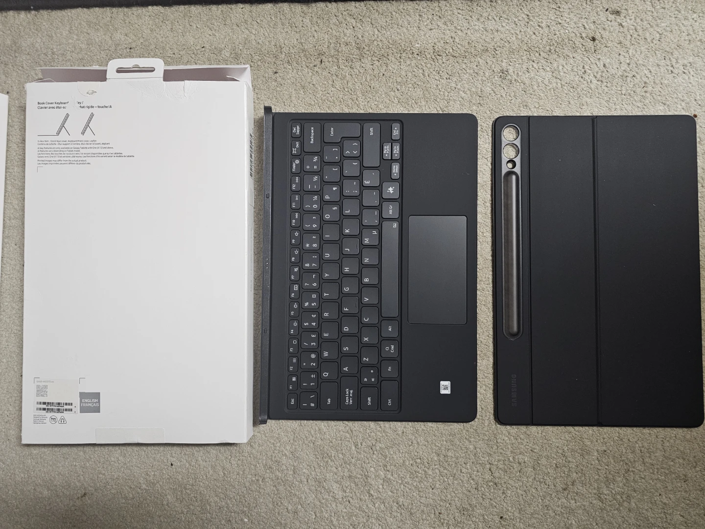 Samsung Keyboard Case for Galaxy Tab S10+/S9+/S9FE+ Black - photo 2