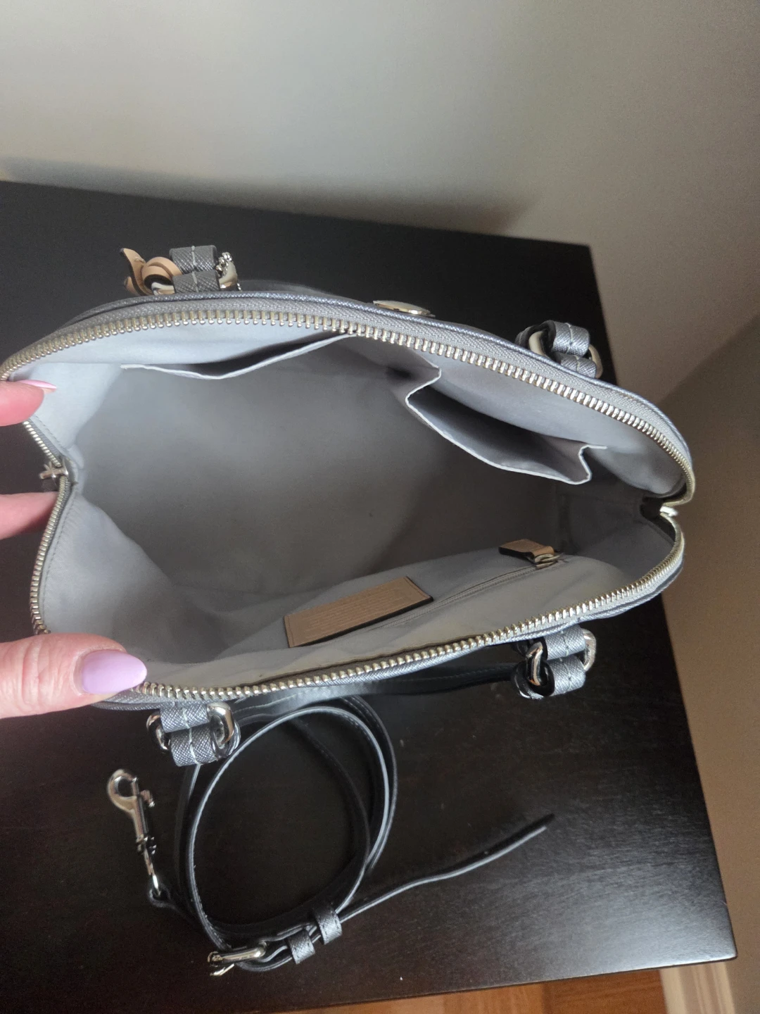 Coach Satchel Bag - Silver - photo 3