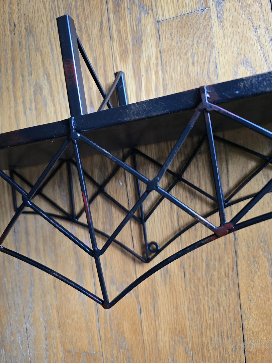 Black Metal Bridge Shelf - photo 4