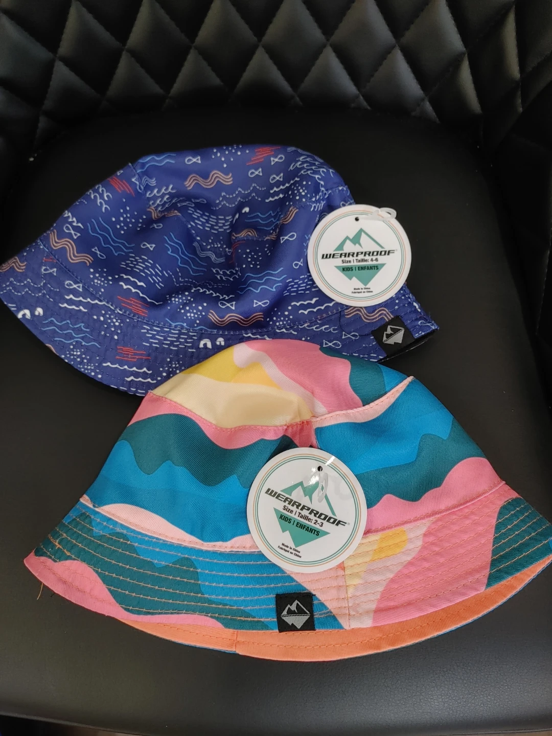 🧡TWO BRAND NEW KIDS SUN/ BEACH HATS SIZE 2-3 & SIZE 4-6
