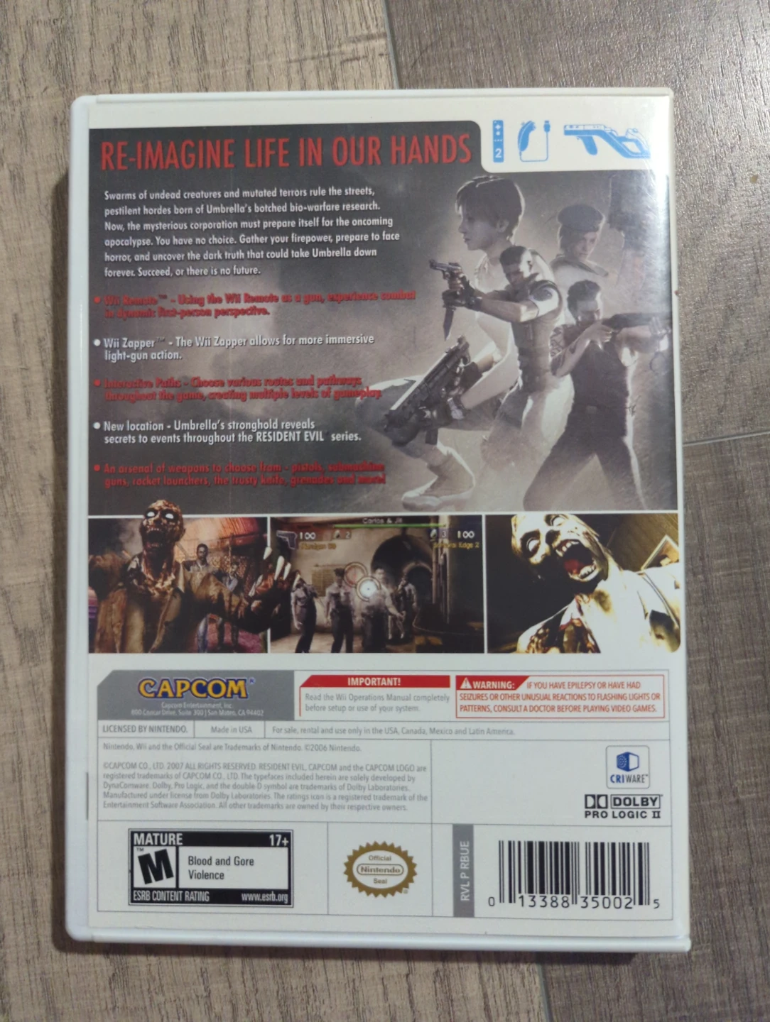 Resident Evil: The Umbrella Chronicles for Wii - photo 3