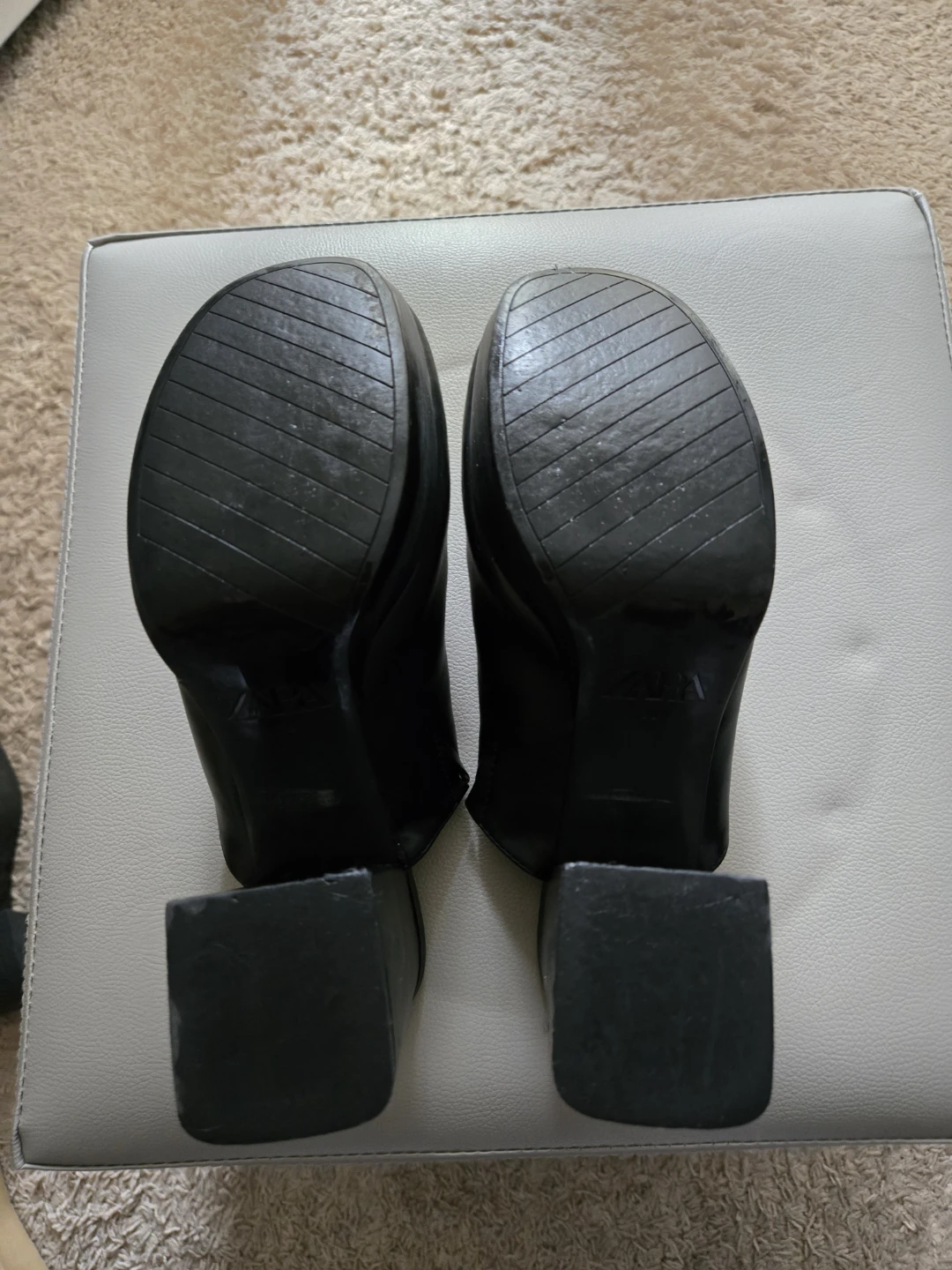 ZARA Black Platform Mules - Size 38 - photo 5