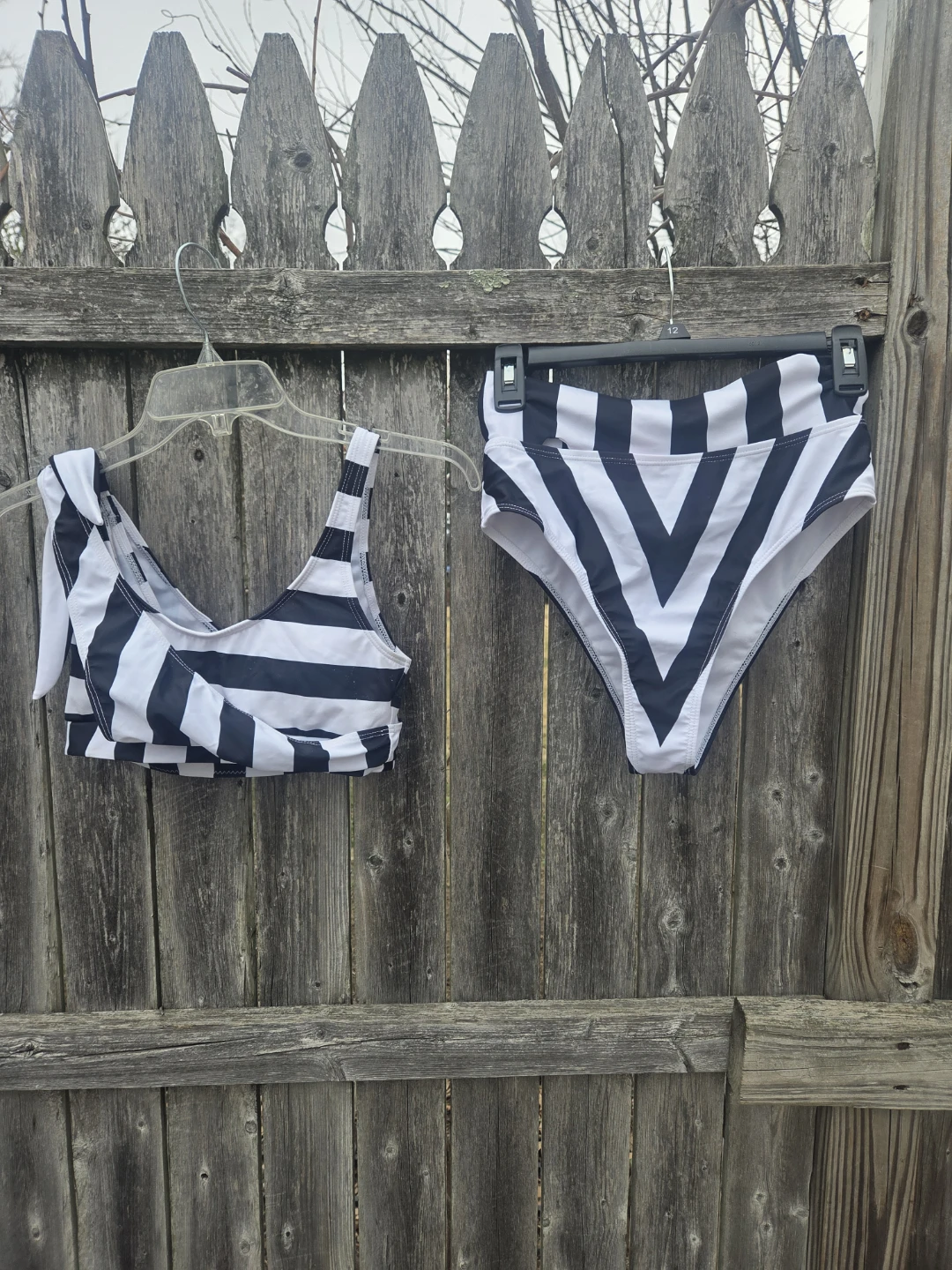 Striped Bikini Set