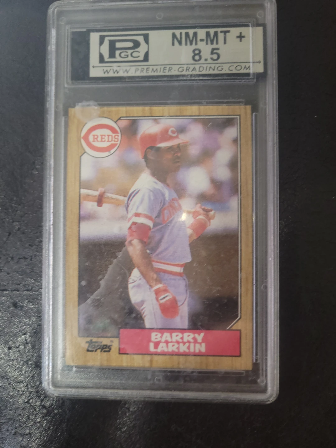 Barry Larkin 1987 Topps Baseball Card
