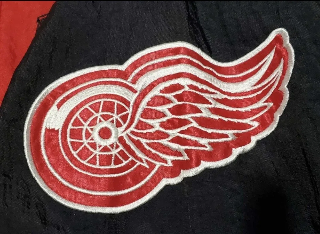 VTG Detroit Red wings ceter ice collection starter jacket  sz XL - photo 4