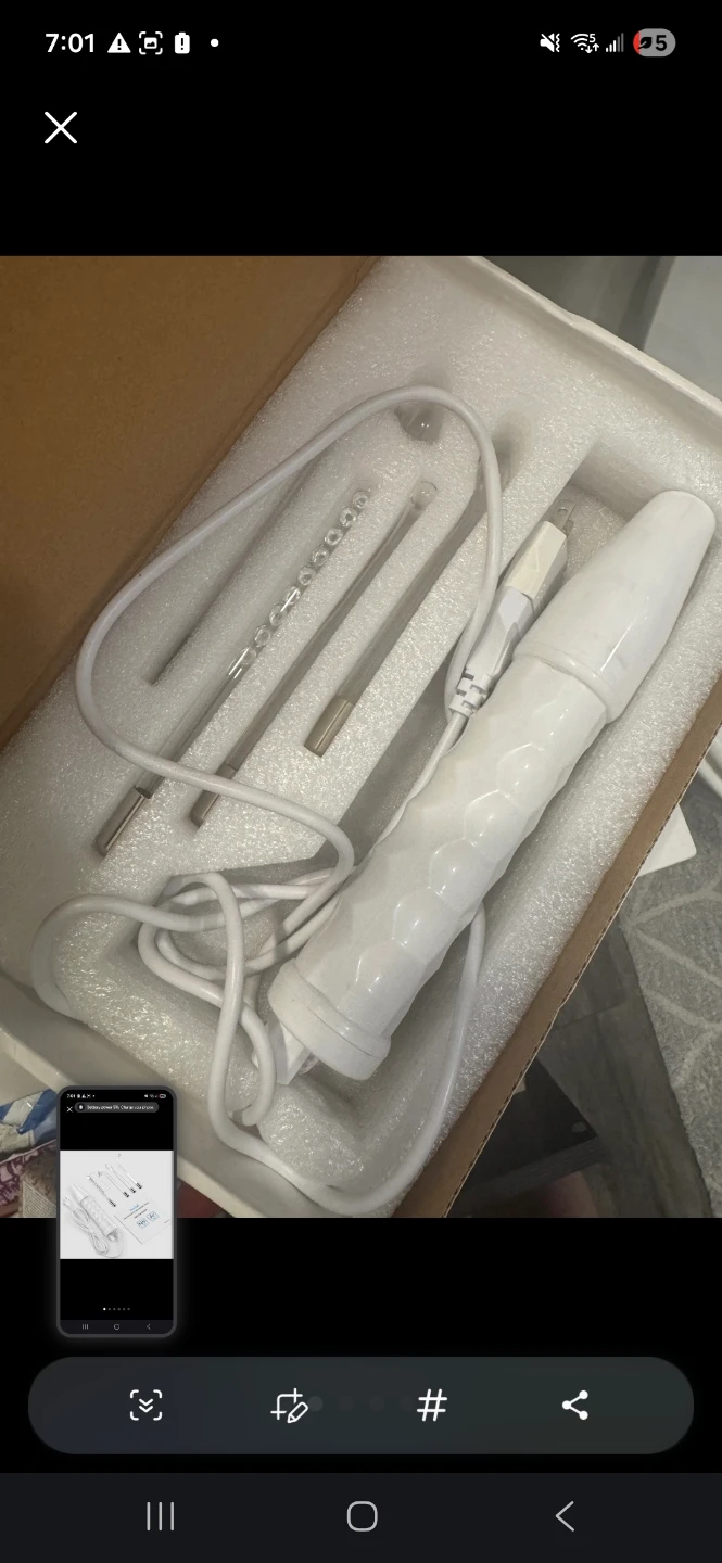 High Frequency Skin Therapy Wand - Neon + Argon Fusion - photo 2