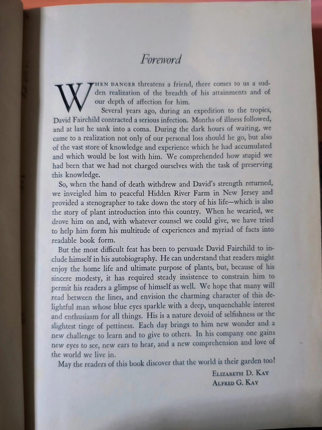 "The World Was My Garden" Hardback, 1948, like new Book - photo 5