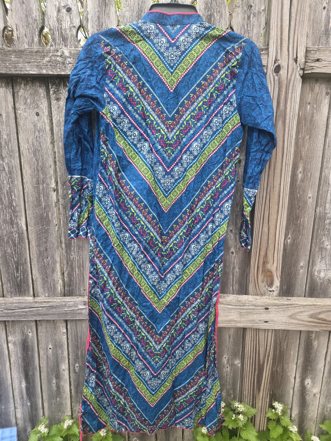 J. Pretwear Blue Printed Kurti Size M - photo 2