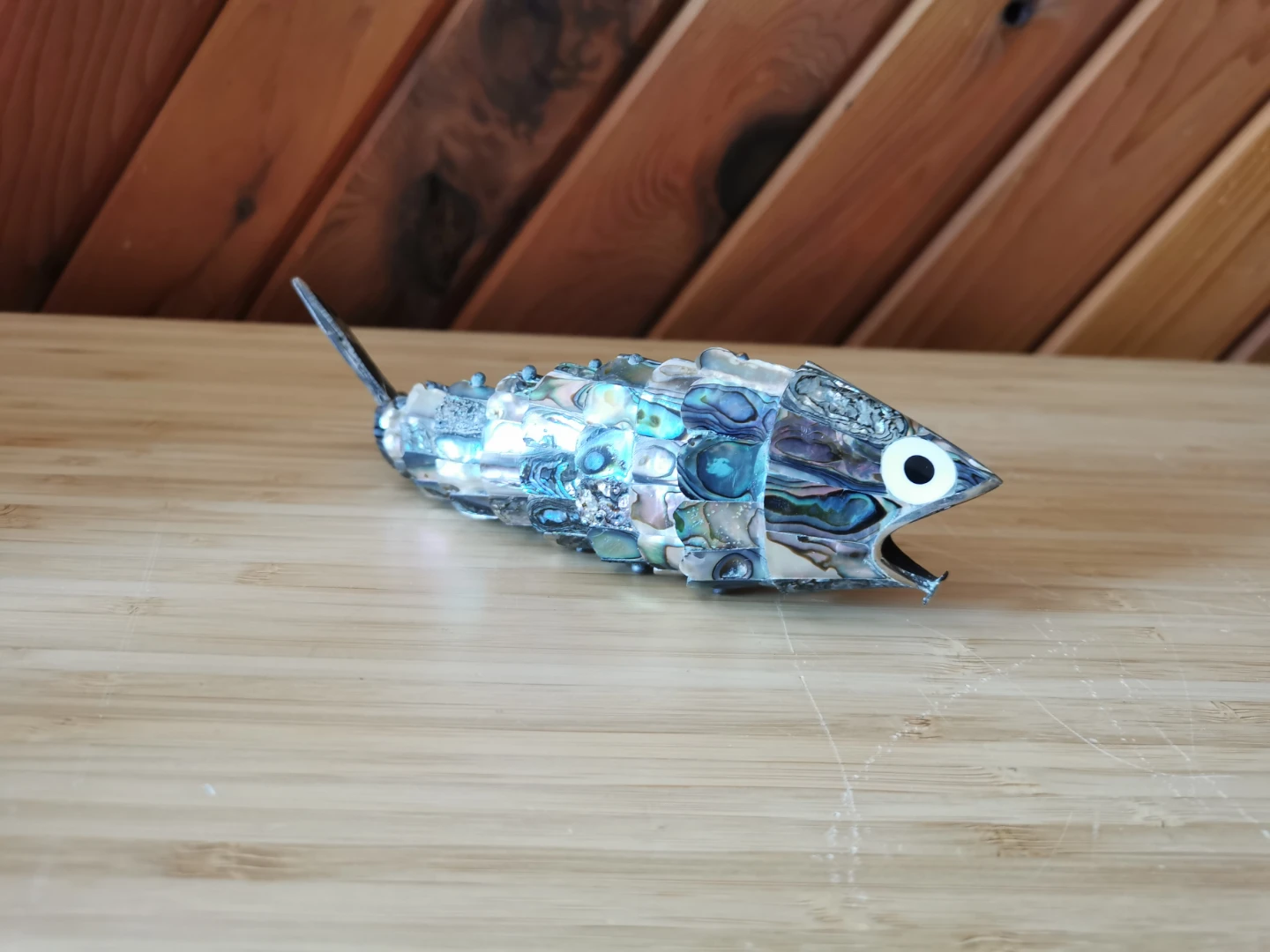 Vintage Articulated Abalone Fish Bottle Opener – Mid-Century - photo 4