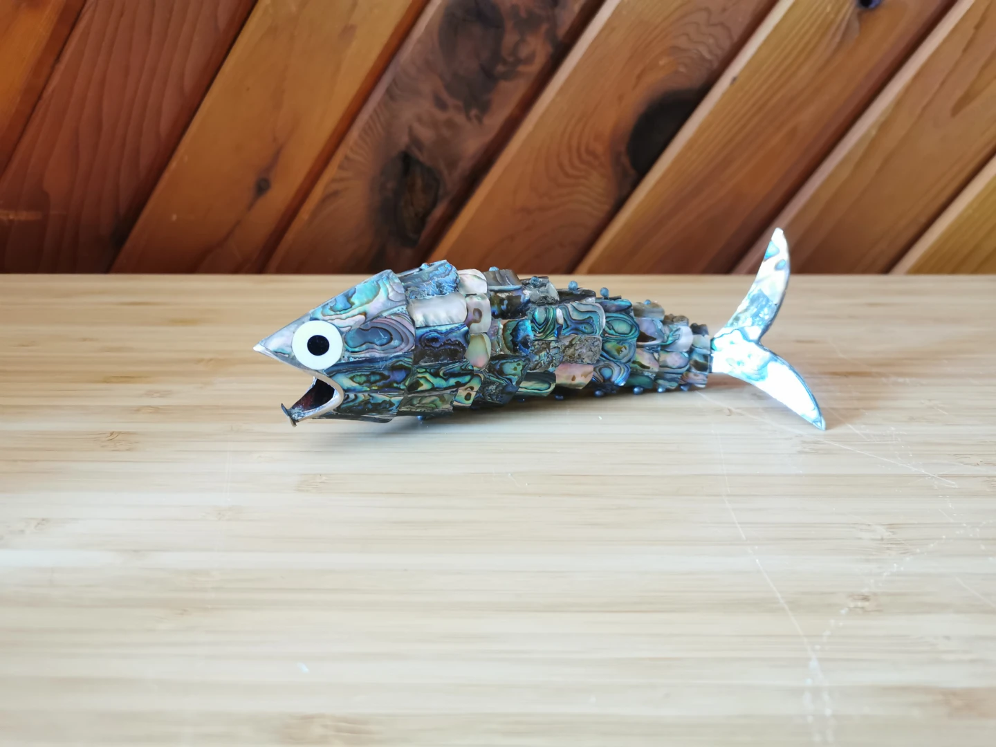 Vintage Articulated Abalone Fish Bottle Opener – Mid-Century - photo 5