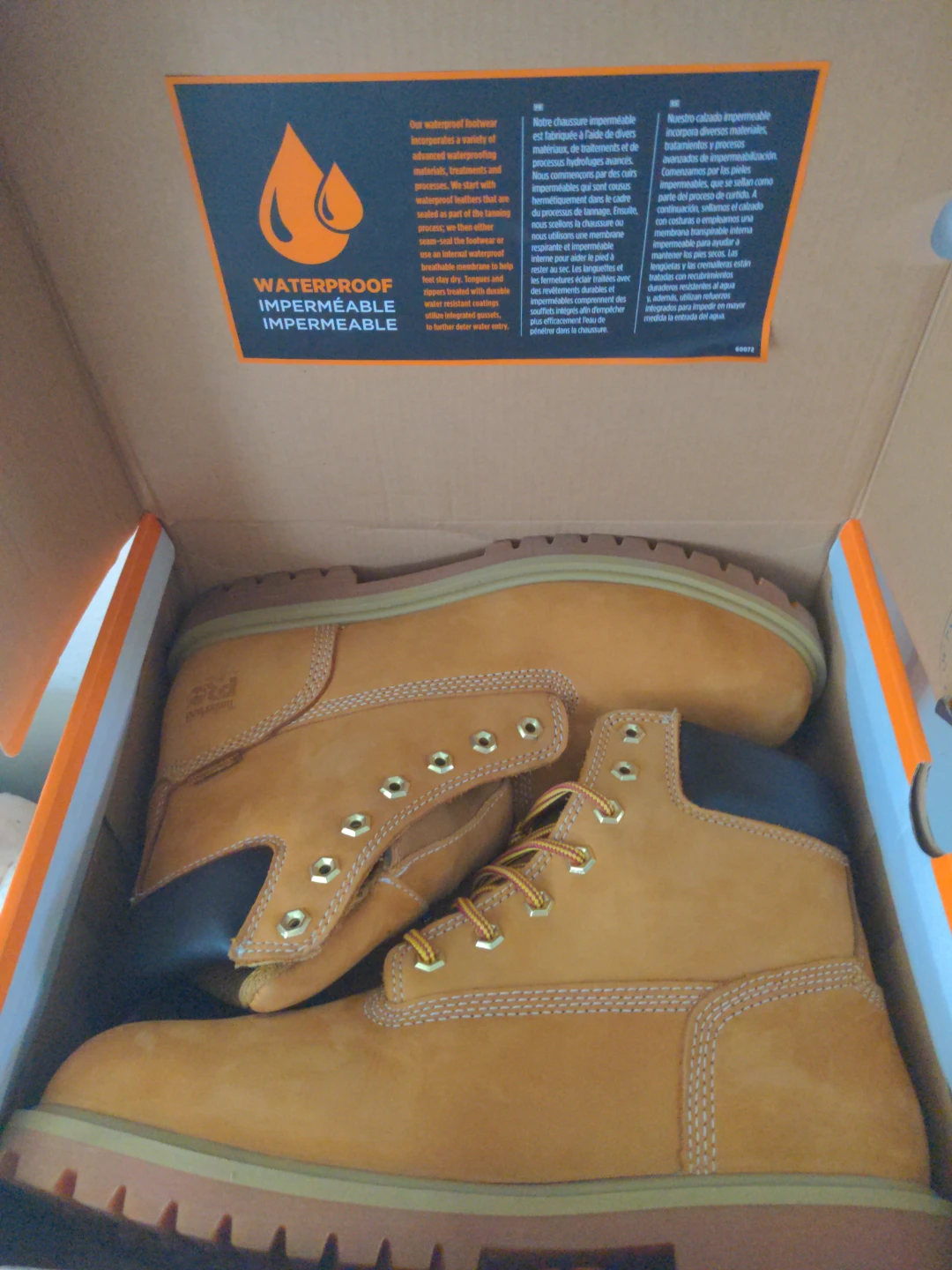 Timberland PRO Men's Waterproof Boots missing one shoe laces - photo 2