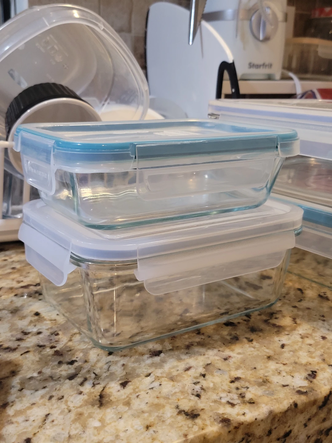 Glass Food Storage Containers with Lids - photo 2