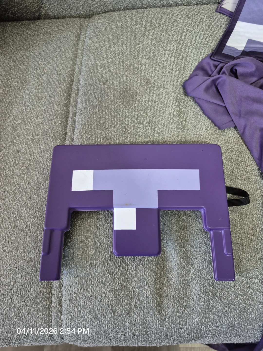 Purple Minecraft Costume Mask - photo 2
